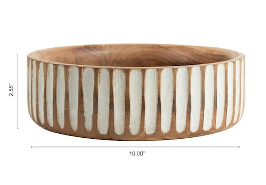Mango Wood Decorative Bowl by Ashland